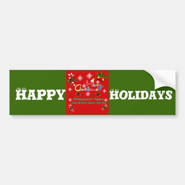 Seasons Greetings_ Bumper Sticker (Front)