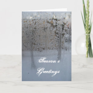 Season's Greetings by Frost Holiday Card