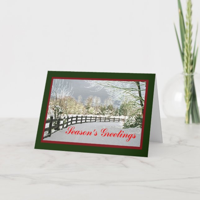 Season's Greetings Card (Front)