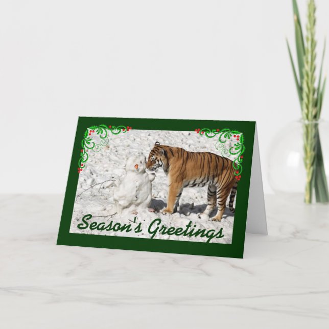 Season's Greetings Card Lanscape (Front)
