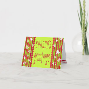 Season's Greetings Card Template