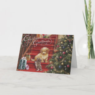 Seasons Greetings Christmas Card