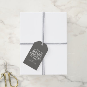Season's Greetings Christmas Holiday Gift Tags