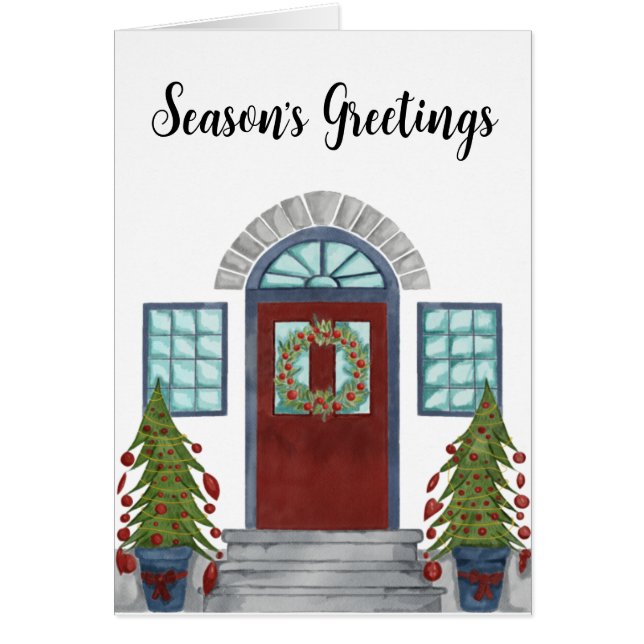 Season's Greetings Christmas home (Front)