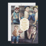 SEASON'S GREETINGS COLLAGE | HOLIDAY PHOTO CARD<br><div class="desc">Other colours available in our shop!</div>