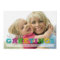 Season's Greetings Colourful Christmas Photo Card
