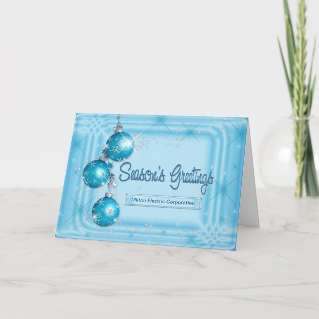 SEASON'S GREETINGS - COMMERCIAL CHRISTMAS CARD (Front)