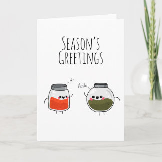 Seasons Greetings Cute Funny Christmas Card