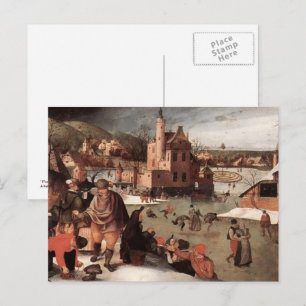 Season's Greetings. Fine Art Christmas  Holiday Postcard