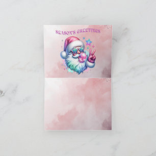 SEASON'S GREETINGS Folded Holiday Card