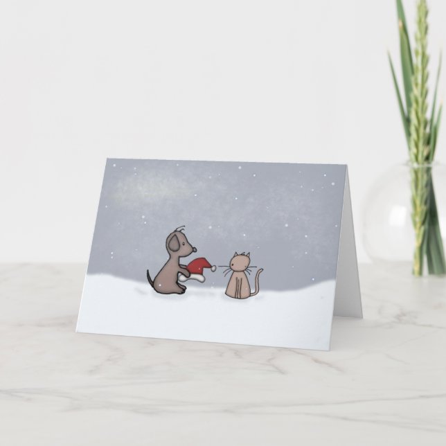 Season's Greetings Friends Holiday Card (Front)