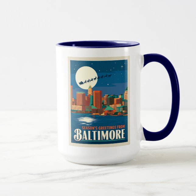 Season's Greetings from Baltimore Mug (Right)
