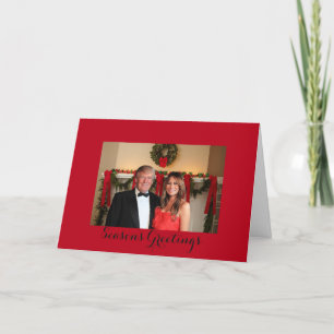 Season's Greetings from Donald and Melania Holiday Card