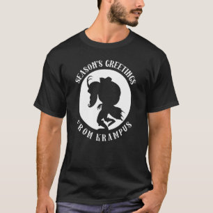 Seasons Greetings from Krampus German Folklore Chr T-Shirt