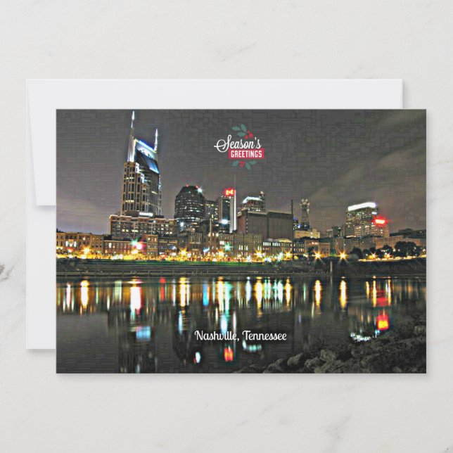 Season's Greetings from Nashville, Tennessee Holiday Card (Front)