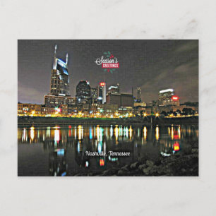 Season's Greetings from Nashville, Tennessee Holiday Postcard