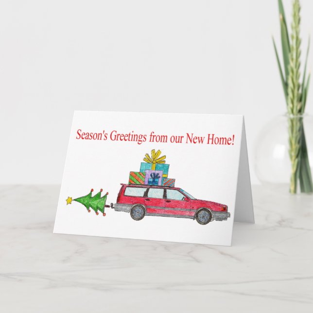 Season's Greetings from new home Holiday Card (Front)