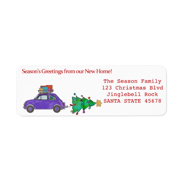 Season's Greetings from new home label (Front)
