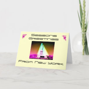 Seasons Greetings, From New York, Holiday Card