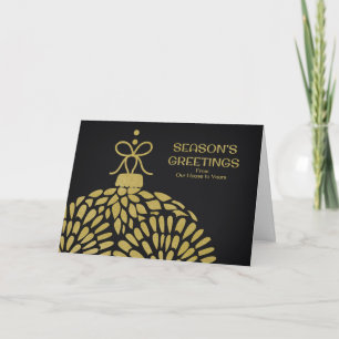 Season's Greetings From Our House to Yours Holiday Card