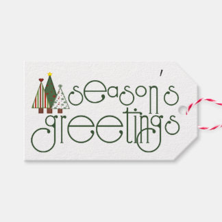 Season's Greetings Gift Tag