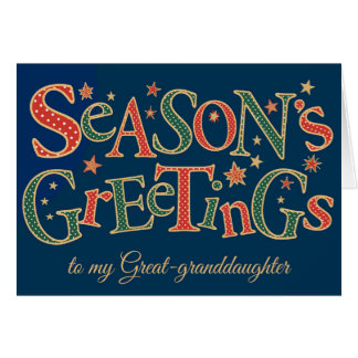Season's Greetings Great-Granddaughter Polkas