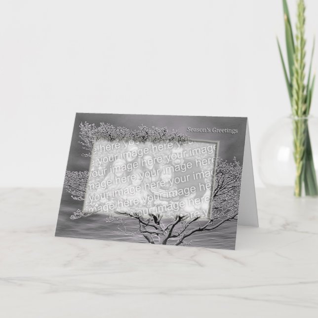 Season's Greetings Holiday Card (Front)