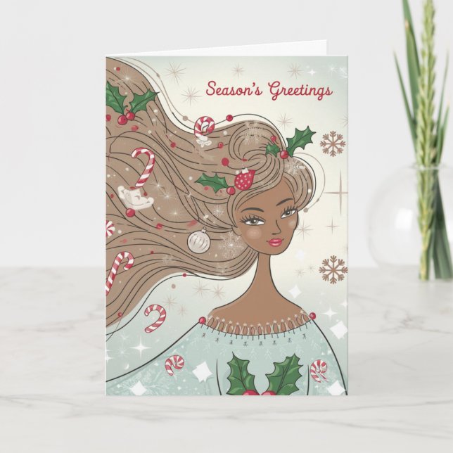 Season's Greetings  Holiday Card (Front)