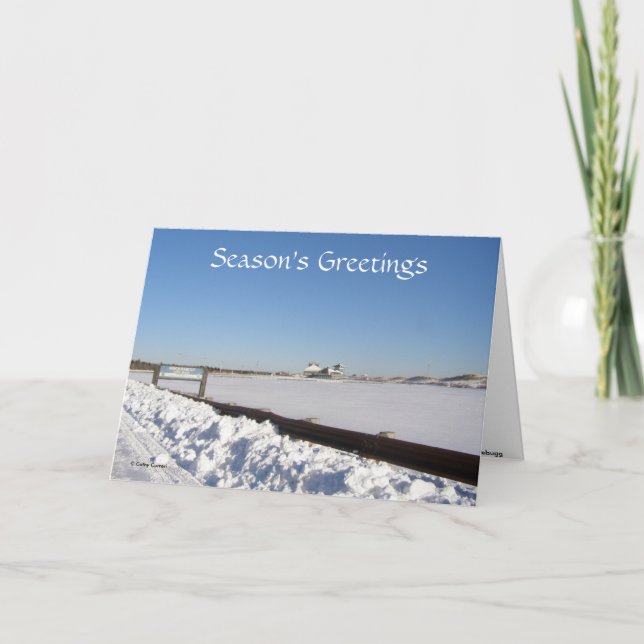 Season's Greetings Holiday Card (Front)
