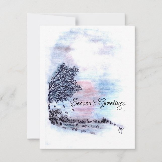 Season's greetings holiday card (Front)