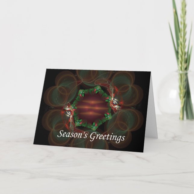 Seasons Greetings Holiday Card (Front)