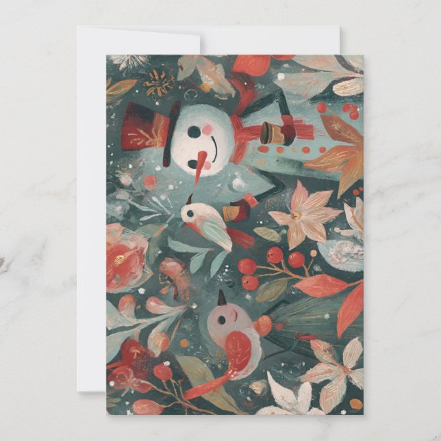 Seasons Greetings Holiday Card (Front)