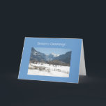 Season's Greetings! Holiday Card<br><div class="desc">Original photo features Mt. Abrams and the Uncompahgre Valley, Colorado</div>