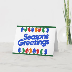 Seasons Greetings Holiday Card