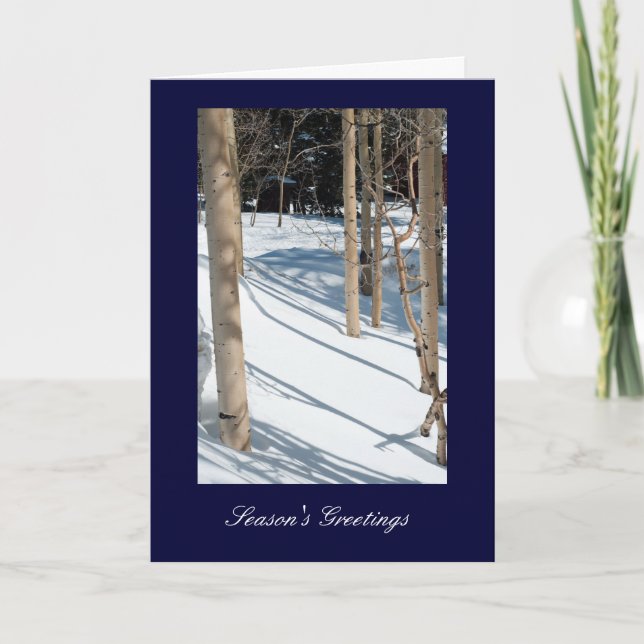 Season's Greetings Holiday Card (Front)