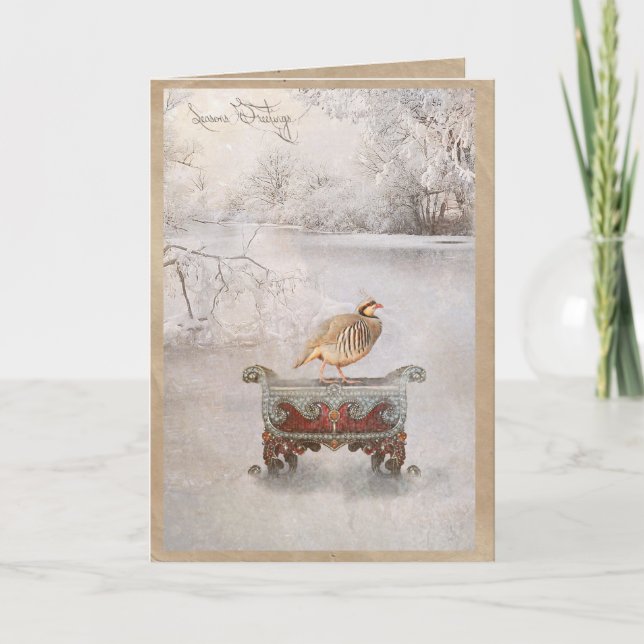 Season's Greetings Holiday Card (Front)