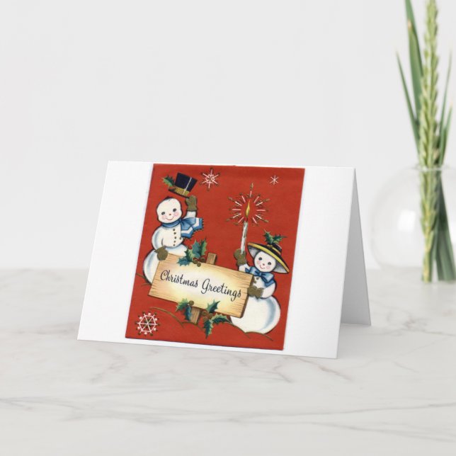 Season's Greetings Holiday Card (Front)
