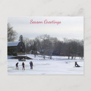Seasons Greetings Holiday Fun Postcard