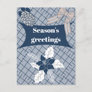 Season's Greetings Holiday Postcard