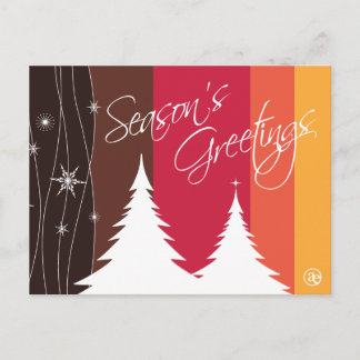 Season's Greetings Holiday Postcard