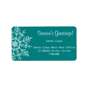 Season's Greetings - Holidayz - Address Label