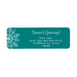 Season's Greetings - Holidayz - Address Label