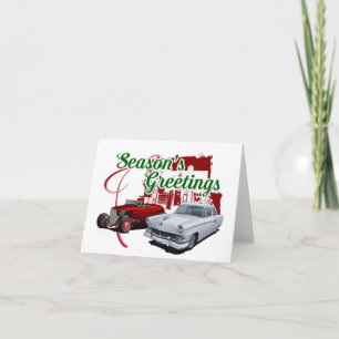 Seasons Greetings Hot Rods Card