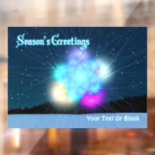 Season's Greetings - Jack Frost Window Cling