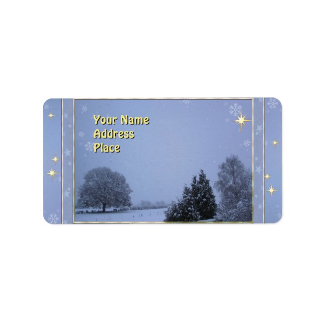 Season's Greetings Label (Front)