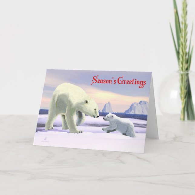 Season's Greetings - Mama Nose Best Holiday Card (Front)