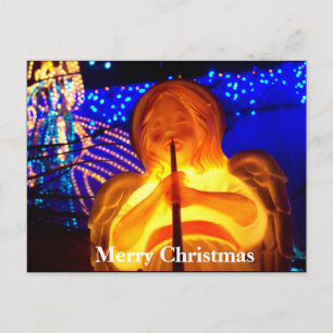Seasons Greetings Merry Christmas Angel PostCard
