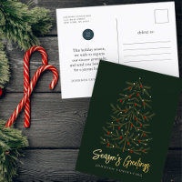 Season's Greetings Modern Simple Christmas Tree