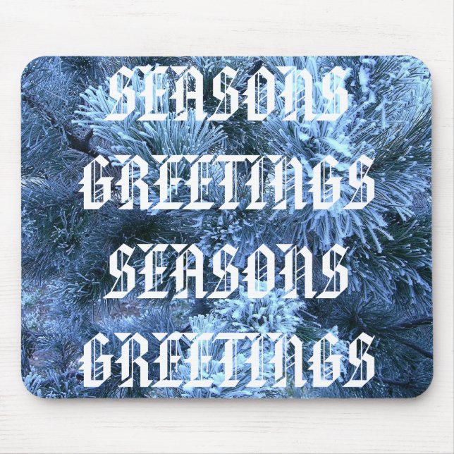 SEASONS GREETINGS MOUSE MAT (Front)