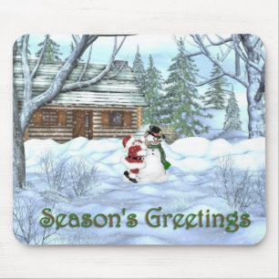 Season's Greetings Mouse Mat